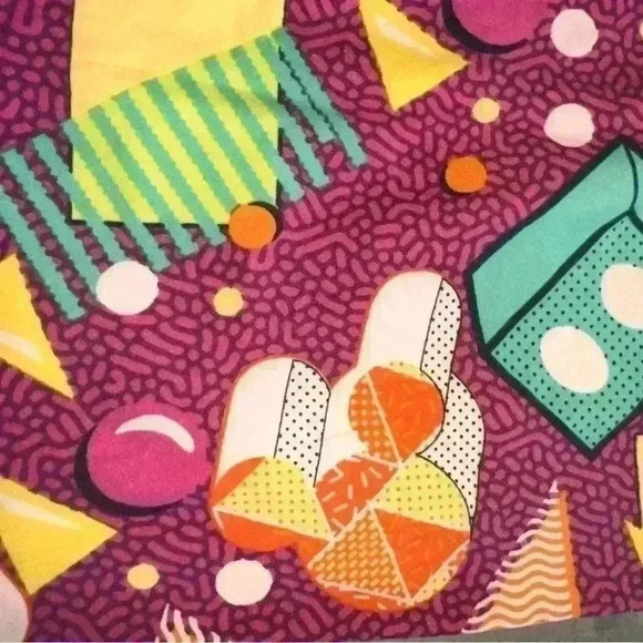 Lularoe Disney TC Mickey Mouse leggings, abstract geometric . NWOT - Picture 3 of 6